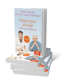 Bücherstapel des Buches „„Dann zitter ich halt“ – Leben trotz Parkinson“