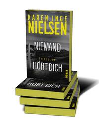 Außenansicht des Buches „Niemand hört dich“
