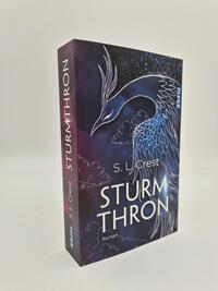 Außenansicht des Buches „Sturmthron“