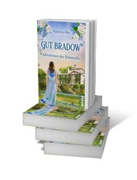 Bücherstapel des Buches „Gut Bradow – Jahreszeiten der Sehnsucht“