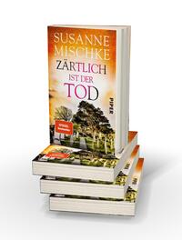 Bücherstapel des Buches „Zärtlich ist der Tod“