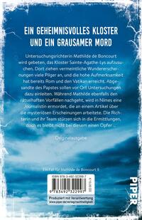 Rückansicht des Buches „Die Richterin und die Tote im Kloster“