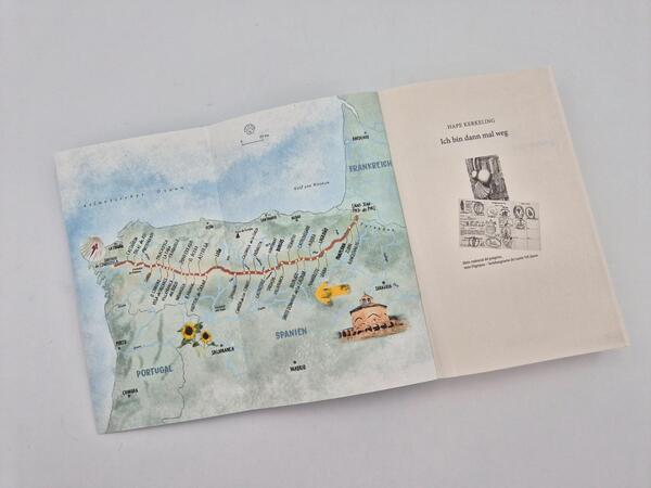 Außenansicht des Buches „Ich bin dann mal weg“