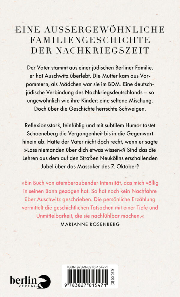 Rückansicht des Buches „Vielleicht wollte er gar nicht schweigen, er fand bloß die Worte nicht“