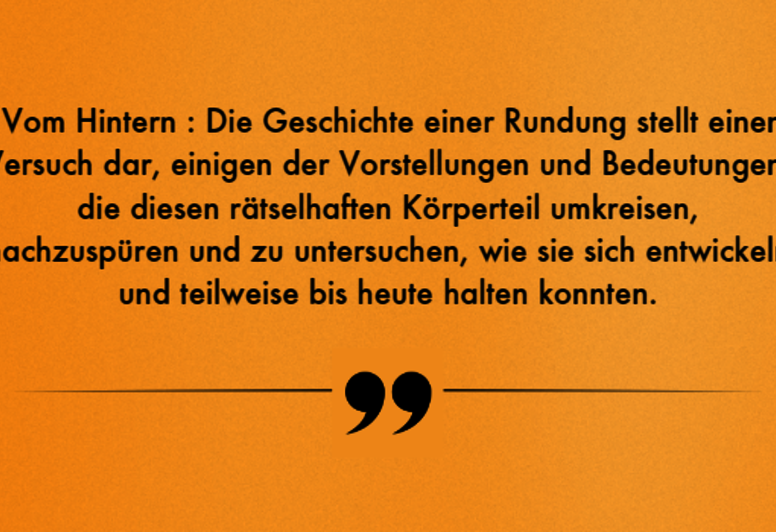 Zitat aus Heather Radkes „Vom Hintern“