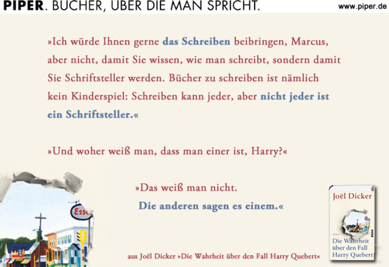 Harry Quebert Zitate