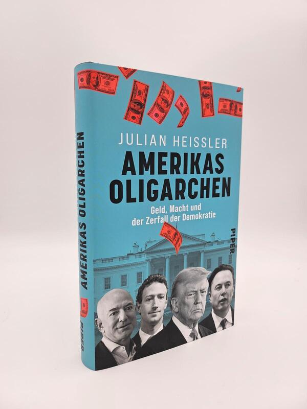 Außenansicht des Buches „Amerikas Oligarchen“