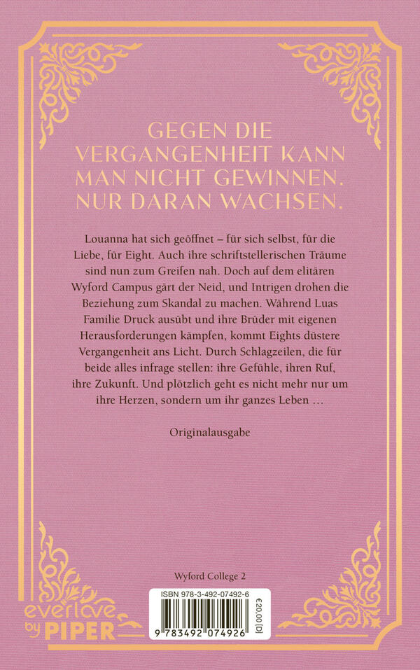 Rückansicht des Buches „Loving fiercely“