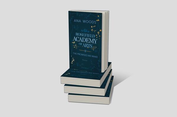 Bücherstapel des Buches „Rosefield Academy of Arts – The Promises We Make“