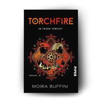 Außenansicht des Buches „Torchfire“