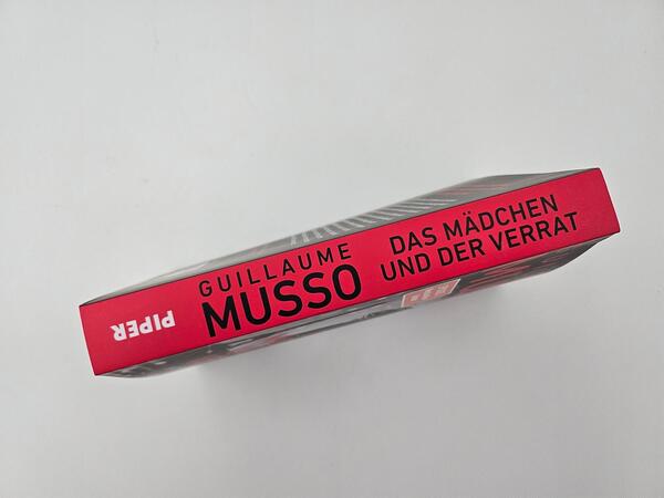 Außenansicht des Buches „Das Mädchen und der Verrat“