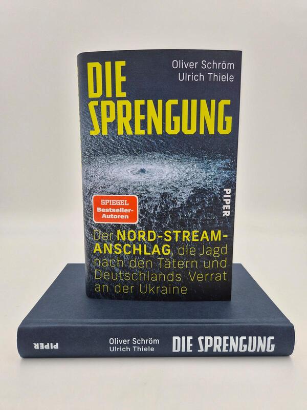 Außenansicht des Buches „Die Sprengung“