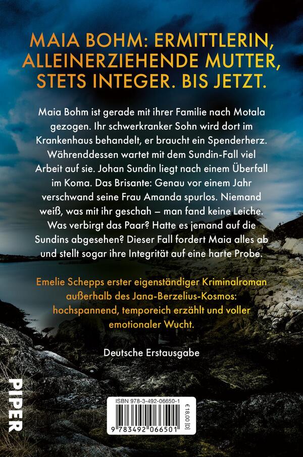 Rückansicht des Buches „Julimord“