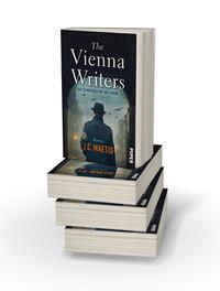 Bücherstapel des Buches „The Vienna Writers – Sie schrieben um ihr Leben“