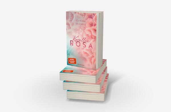Bücherstapel des Buches „Korallenrosa“