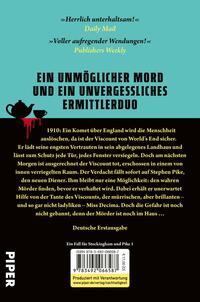 Rückansicht des Buches „Tee, Tod und die versiegelte Tür“