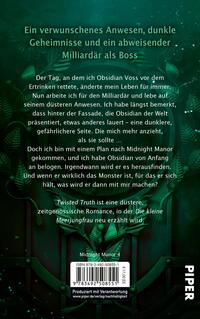 Rückansicht des Buches „Twisted Truth“