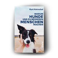 Außenansicht des Buches „Warum Hunde uns zu besseren Menschen machen“