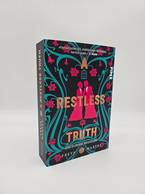 Außenansicht des Buches „A Restless Truth“