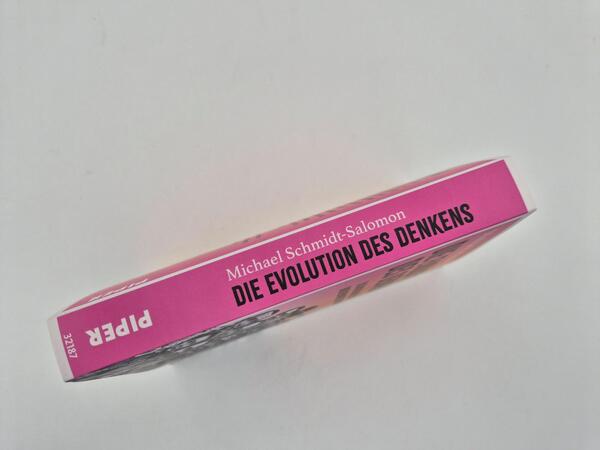 Außenansicht des Buches „Die Evolution des Denkens“