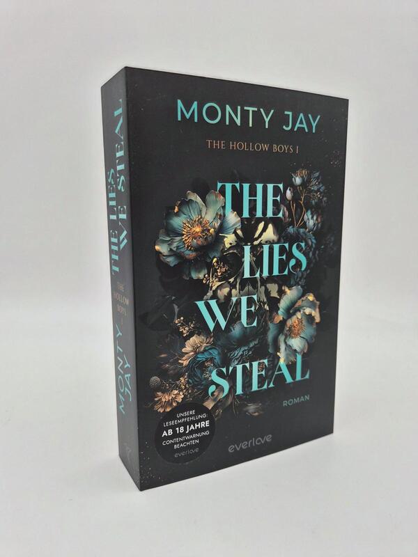 Außenansicht des Buches „The Lies we steal“