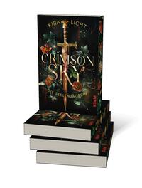 Außenansicht des Buches „Crimson Sky – Die Seelenjägerin“
