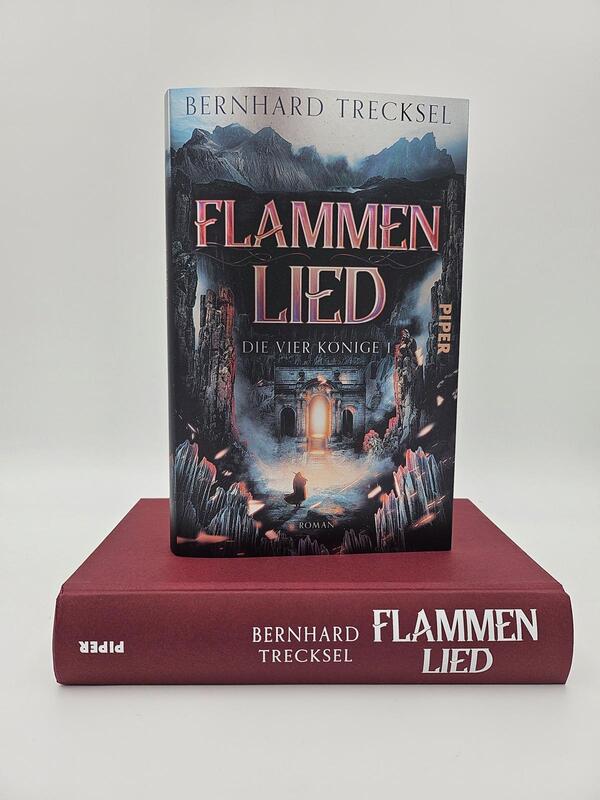 Innenansicht des Buches „Flammenlied“