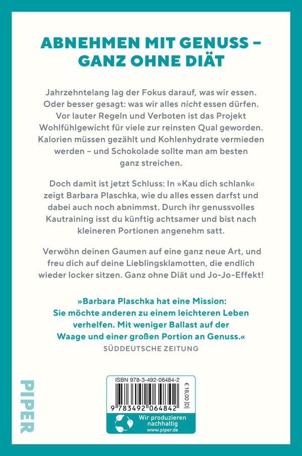 Rückansicht des Buches „Kau dich schlank“