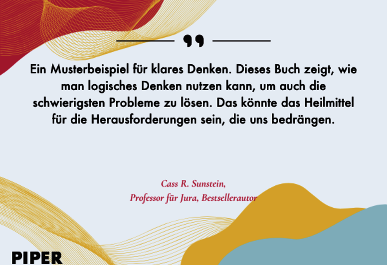 Begeisterte Stimme von Cass R. Sunstein zu „Smart Thinking für das dritte Jahrtausend“