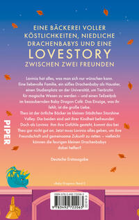 Rückansicht des Buches „The Baby Dragon Bakery“