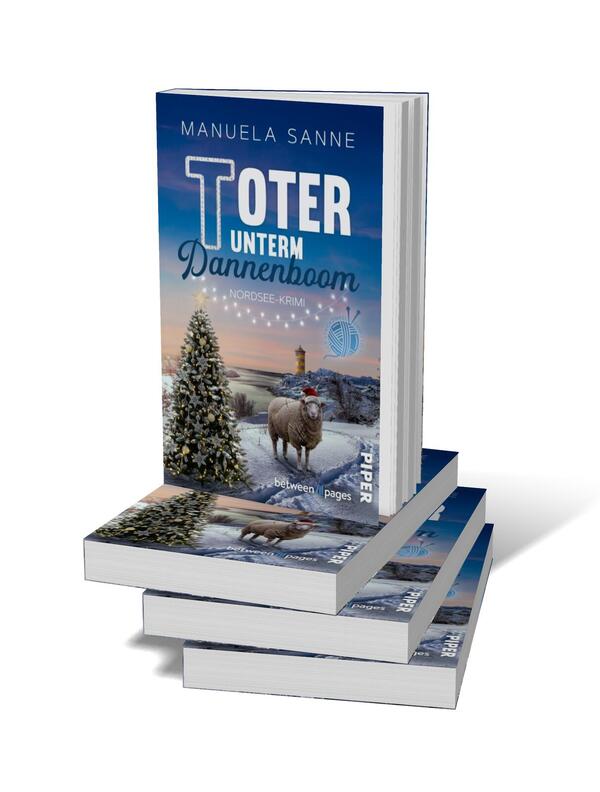 Bücherstapel des Buches „Toter unterm Dannenboom“