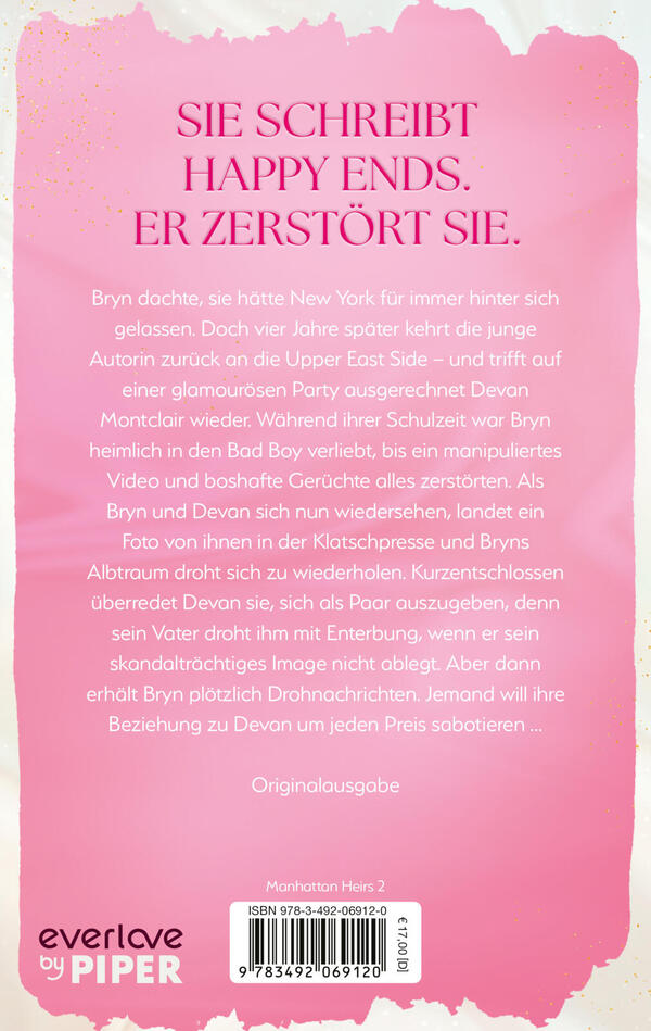 Rückansicht des Buches „Silk & Scandals“