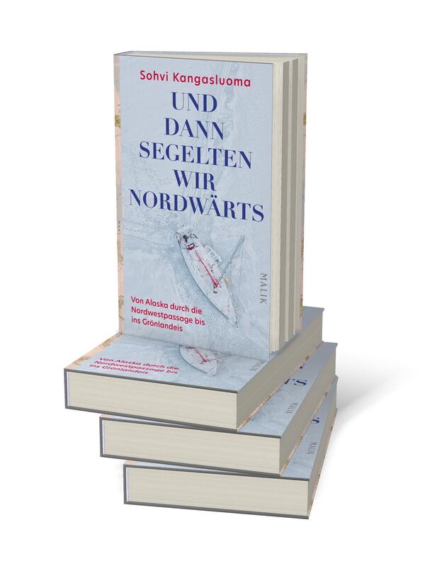 Bücherstapel des Buches „ Und dann segelten wir nordwärts“