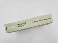 Innenansicht des Buches „Eichmann in Jerusalem“