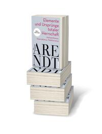 Bücherstapel des Buches „Elemente und Ursprünge totaler Herrschaft“