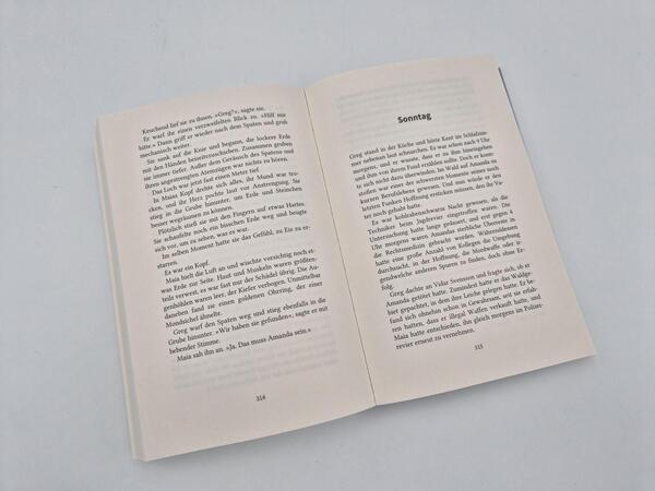 Außenansicht des Buches „Julimord“