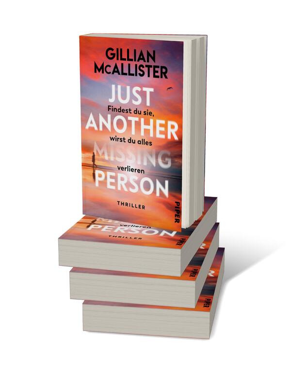 Bücherstapel des Buches „Just Another Missing Person – Findest du sie, wirst du alles verlieren“