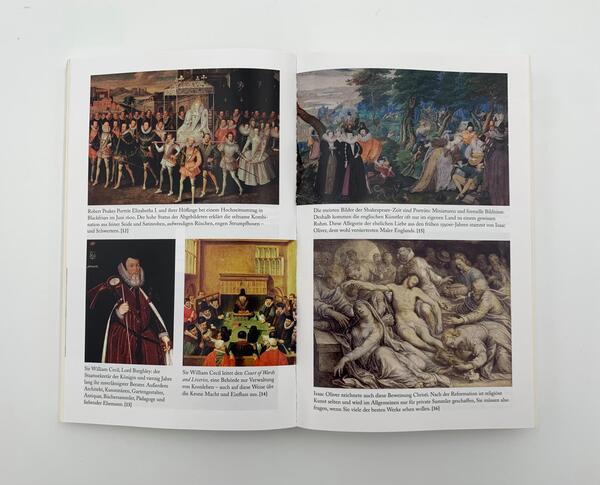 Innenansicht des Buches „Shakespeares Welt“