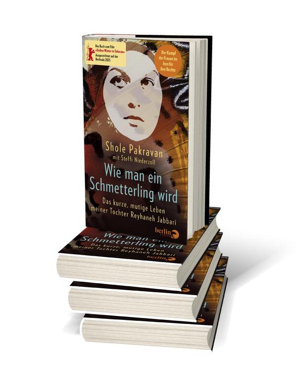 Bücherstapel des Buches „Wie man ein Schmetterling wird“