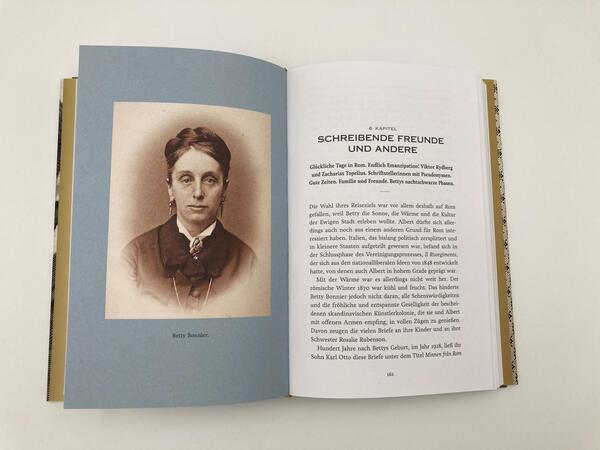 Innenansicht des Buches „Albert Bonnier und seine Zeit“