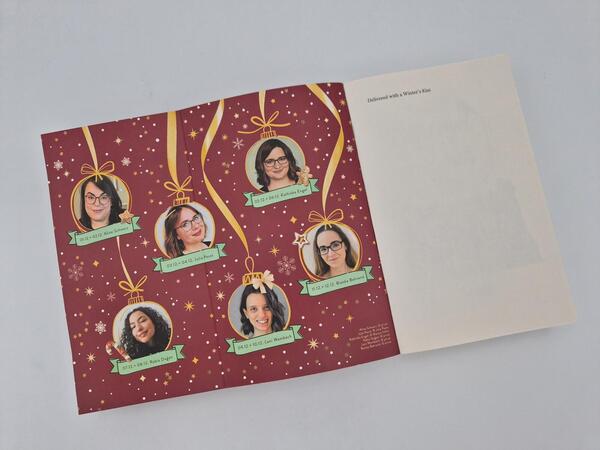 Außenansicht des Buches „Delivered with a Winter’s Kiss“