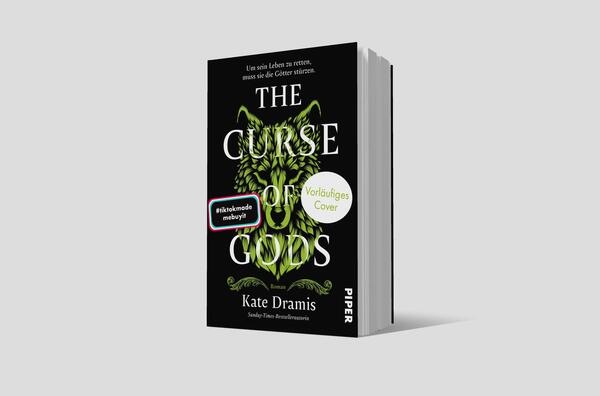 Außenansicht des Buches „The Curse of Gods“