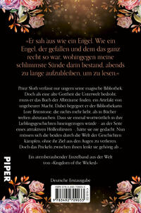 Rückansicht des Buches „Throne of Nightmares – Verzaubert“