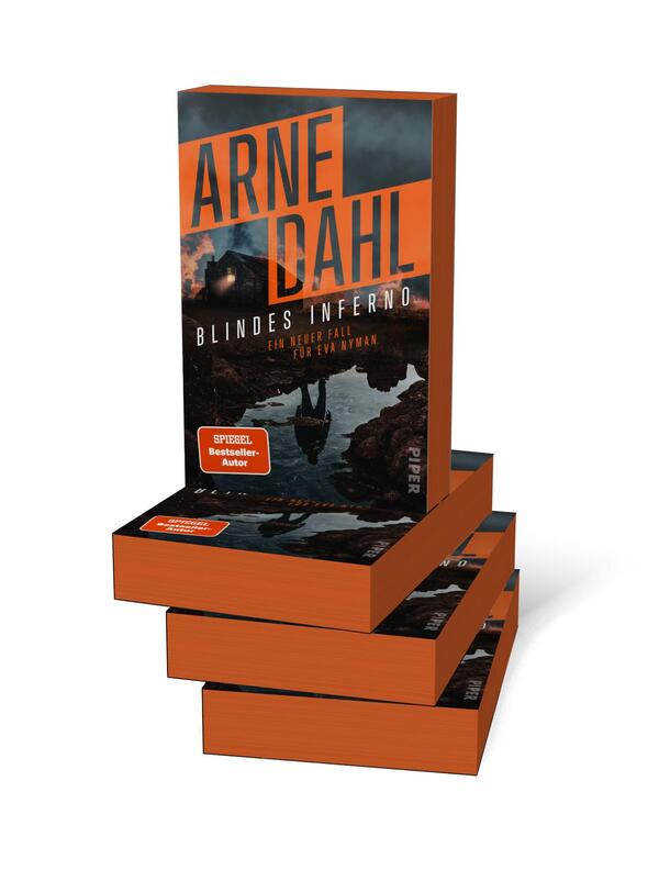 Außenansicht des Buches „Blindes Inferno“