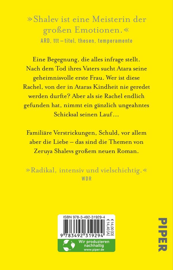 Rückansicht des Buches „Schicksal “