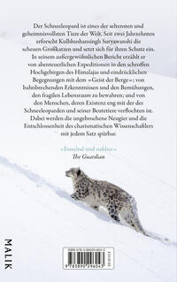Rückansicht des Buches „The Ghost of the Mountains“