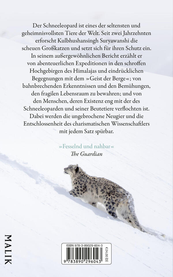 Rückansicht des Buches „The Ghost of the Mountains“