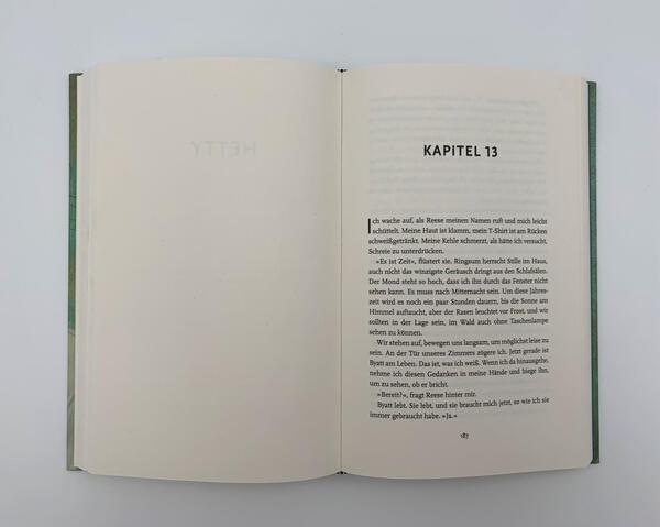 Innenansicht des Buches „Wilder Girls“