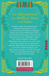 Rückansicht des Buches „Die geheime Weihnachtsbibliothek“