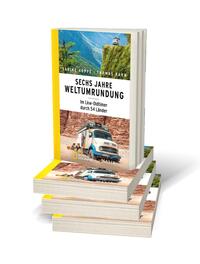 Bücherstapel des Buches „Sechs Jahre Weltumrundung“